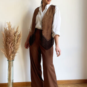 Pantalone Gisele Tabacco - immagine 2