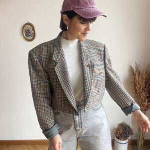 Crop Principe di Galles Blazer - immagine 6